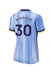 Tottenham Hotspur Rodrigo Bentancur #30 Voetbaltruitje Uit tenue Dames 2024-25 Korte Mouw